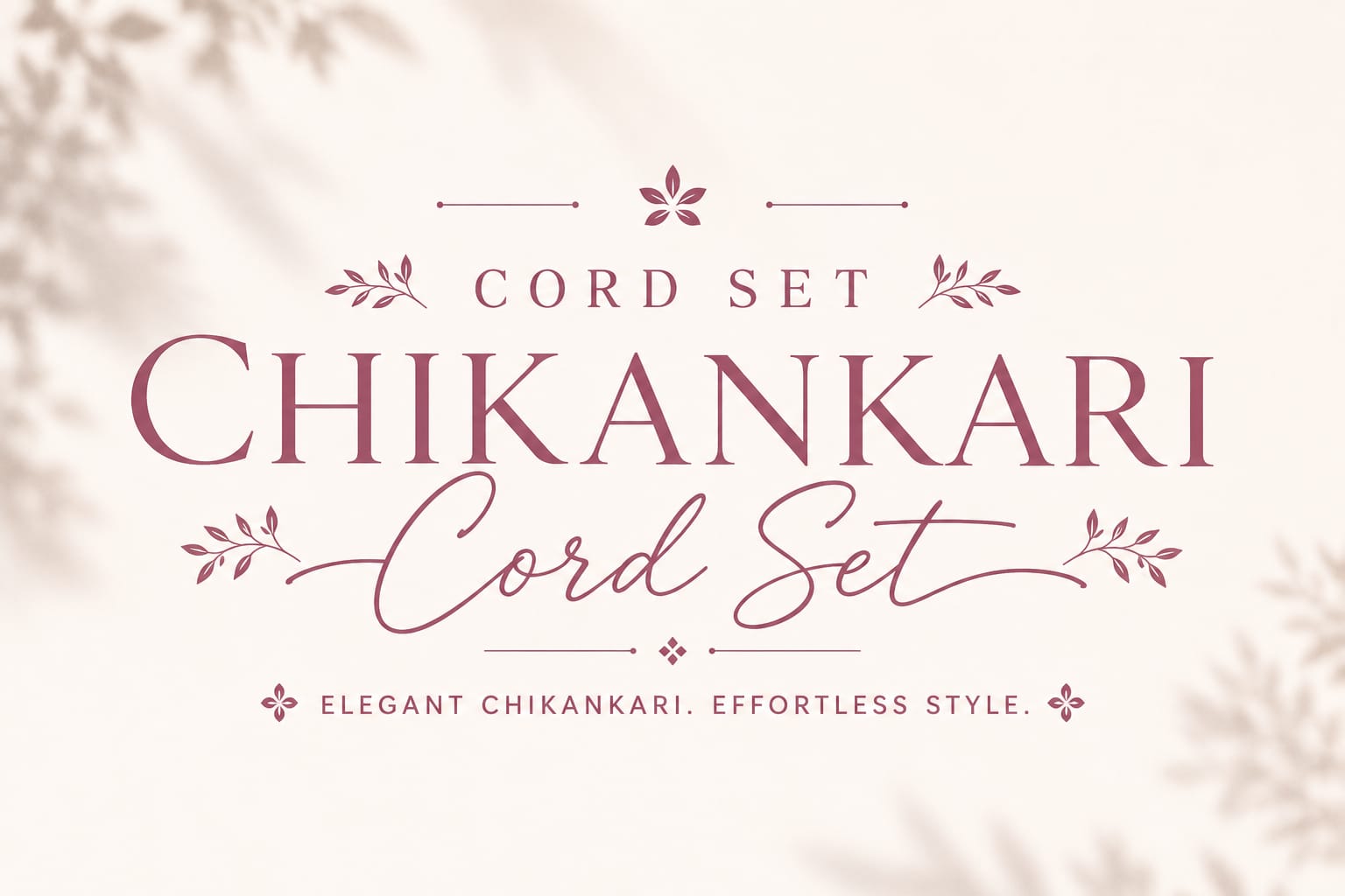 Cord Set